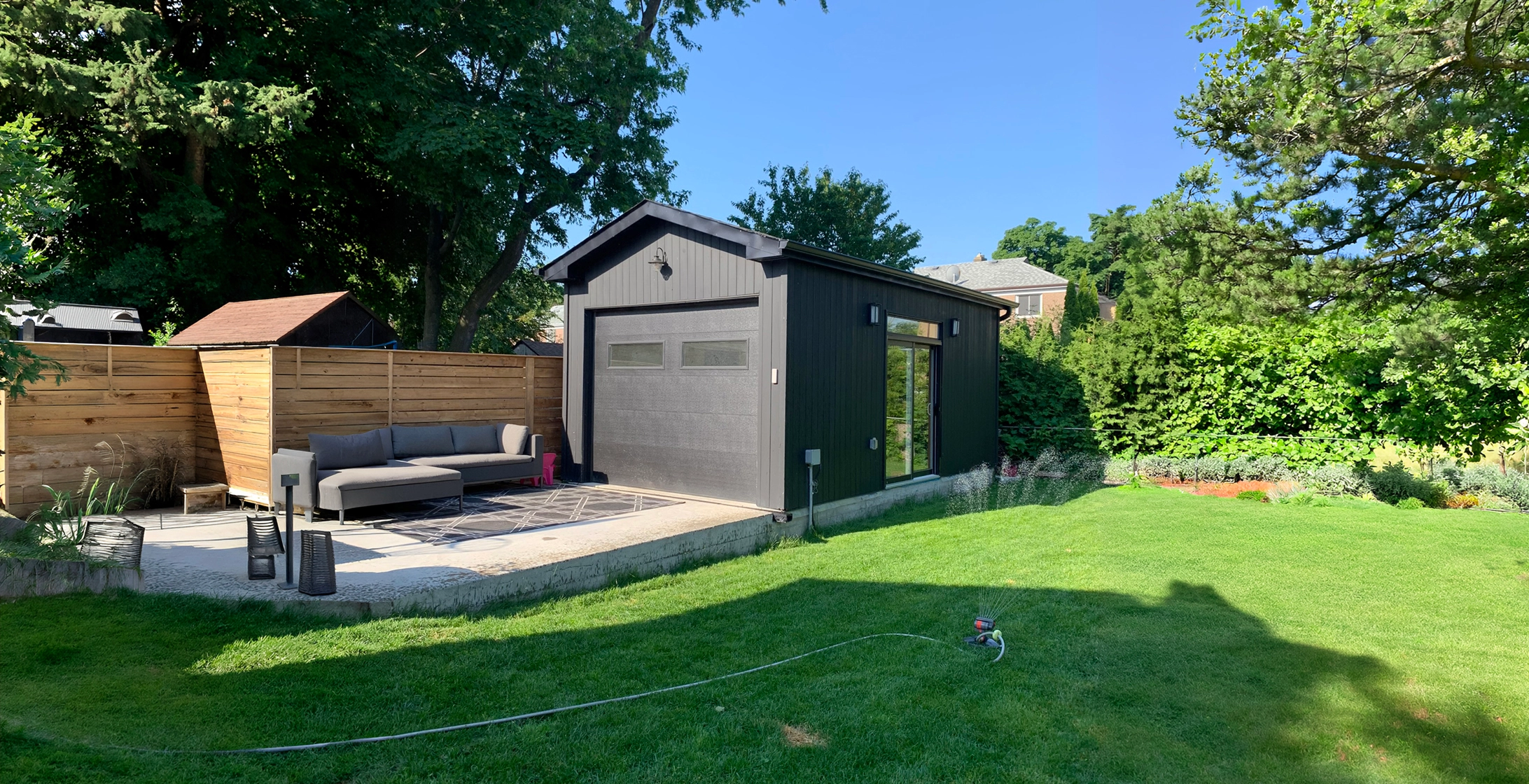 Custom detached garage build